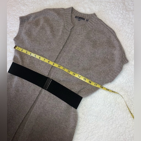 Vince Ombré Brown Open Front Duster Alpaca Wool Cashmere Cardigan XS - Picture 6 of 6